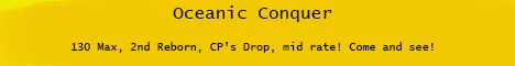Oceanic Conquer (EU + US coming!)