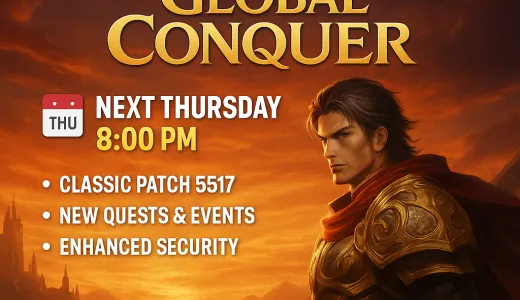 GlobalConquer - Pure ClassicServer - Start 3/7/2025 | bestgames.to